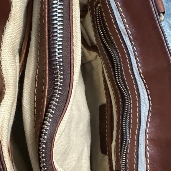 MICHAEL Michael Kors Rich Brown Leather Satchel - Picture 4 of 7